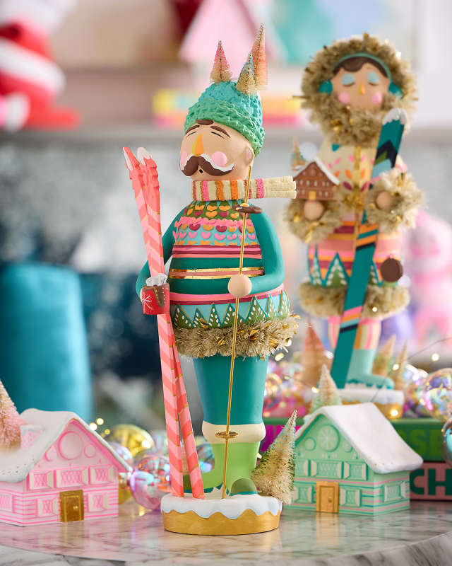 Here We Come A Wafflin' Bronson Nutcracker Tabletop Figurine